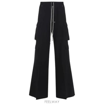 26SS 릭 오웬스 스트레이트 팬츠 DU01F4398DBK 09 BLACK