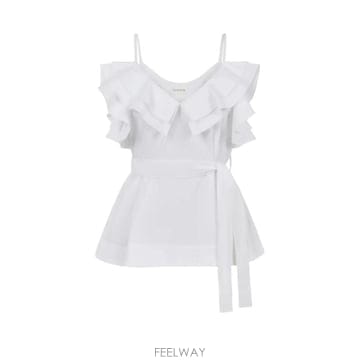 26SS 파로쉬 민소매 티셔츠 D313354CANYOX26 001 BIANCO