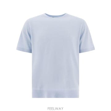 26SS 빈스 반팔 티셔츠 M07886516A382PLA Light blue