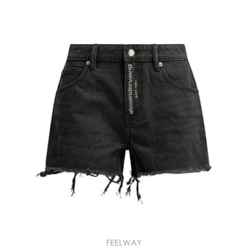 26FW 알렉산더 왕 데님 숏팬츠 4DC4264407020A Black