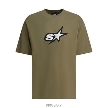 25FW 스투시 스피드웨이 티셔츠 19051230483 ARMY Green