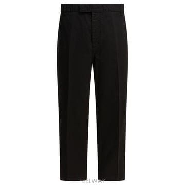 25FW 톰브라운 코튼 트윌 유틸리티 치노 팬츠 MTU335WF0576001 Black