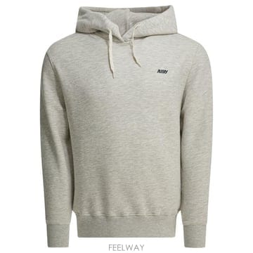 26FW 오트리 로고 후드 티셔츠 HOPM002M Grey