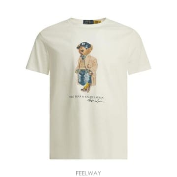 26FW 폴로 랄프로렌 반팔 티셔츠 710B30192001WHITE