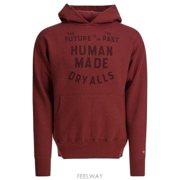 25FW 휴먼메이드 긴팔 티셔츠 HM30CS030BURGUNDY Bordeaux