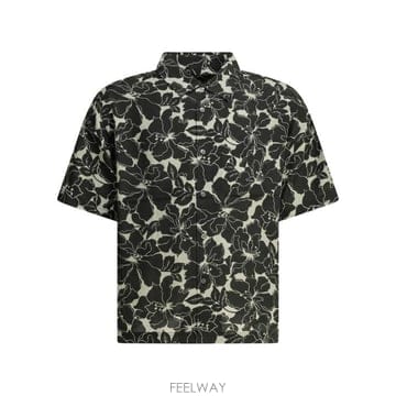 26SS 스투시 반팔 셔츠 11103860001 BLACK Black