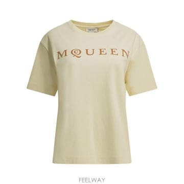 Alexander Mcqueen 26SS �˷���� ���� ���� Ƽ���� 858325QLAE69311 White26SS �˷���� ���� ���� Ƽ���� 858325QLAE69311 White