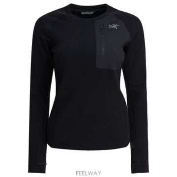 25FW 아크테릭스 키아나이트 체스트 포켓 크루넥 X000009048KYANITEBLACK