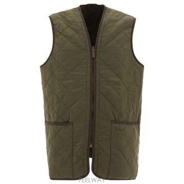 25FW 바버 폴라퀼트 지퍼인 라이너 MLI0002MLIOL91 Green