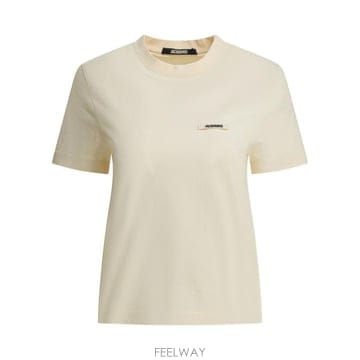 Jacquemus 26FW ��ũ���� �׷α׷� �ΰ� �ڽ����� Ƽ���� TSW00550AJ00029LIGHT BEIGE 2 Beig26FW ��ũ���� �׷α׷� �ΰ� �ڽ����� Ƽ���� TSW00550AJ