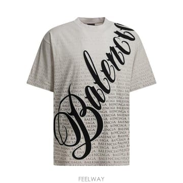 Balenciaga 26SS �߷��þư� ���͸� �ΰ� Ƽ���� 764235TTVN99081 White26SS �߷��þư� ���͸� �ΰ� Ƽ���� 764235TTVN99081 Whi