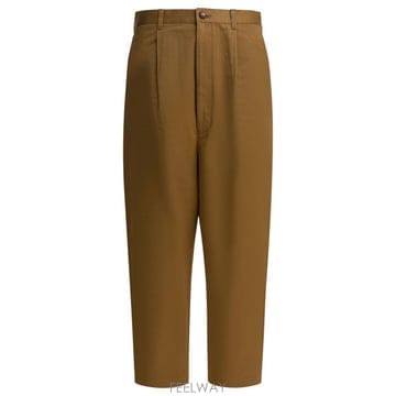 25FW 와타나베 준야 스트레이트 팬츠 WP P011 W252 BEIGE Brown