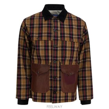 25FW 와타나베 준야 자켓 WP J024 W251 BGE BLK RED X Brown