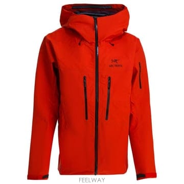 26SS 아크테릭스 자켓 X000009899ALPHA SV JKTDYNASTY BLACK Red