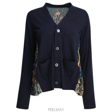 Sacai 25FW ��ī�� �÷η� �ø��� �ͽ� ����� 25 07986213 Blue25FW ��ī�� �÷η� �ø��� �ͽ� ����� 25 07986213 Blue