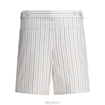 25SS 알렉산더 맥퀸 숏팬츠 821188QNAA49216 White