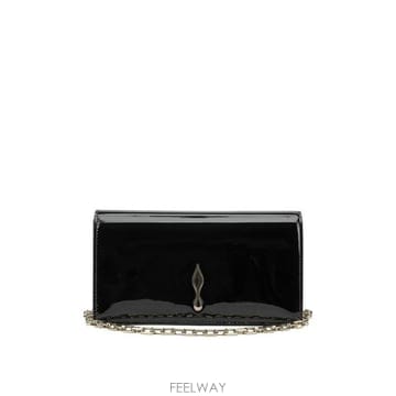 Christian Louboutin 26FW ũ����î ����� Ŭ��ġ �Ŀ�ġ 1265080CM6SBETTINA CLUTCH PAT Black26FW ũ����î ����� Ŭ��ġ �Ŀ�ġ 1265080CM6SBETTINA 
