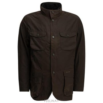 26FW 바버 오그스톤 왁스 자켓 MWX0700MWXRU71 Brown
