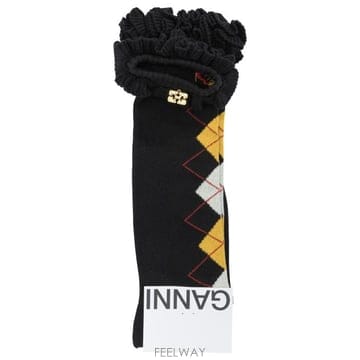 26FW 가니 양말 B3020229099 Black