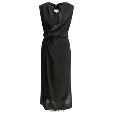 26SS 마르지엘라 롱 원피스 S29DD0066M35850900 Black