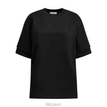 Alaia 26SS �˶��̾� ���� Ƽ���� AA9I0025J103C999 Black26SS �˶��̾� ���� Ƽ���� AA9I0025J103C999 Black
