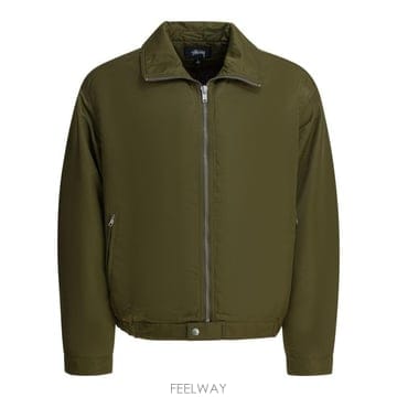 25FW 스투시 봄버 자켓 1158870403 OLIVE Green