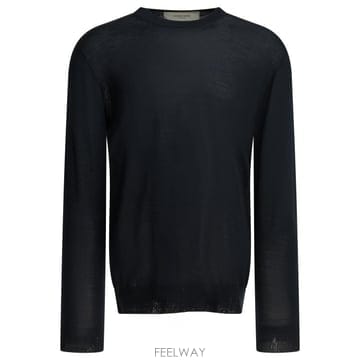 26FW 골든구스 라운드넥 스웨터 GMP00947P00066550501 Blue