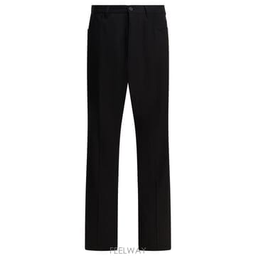 25FW 발렌시아가 핀스트라이프 팬츠 850705TJT211000 Black