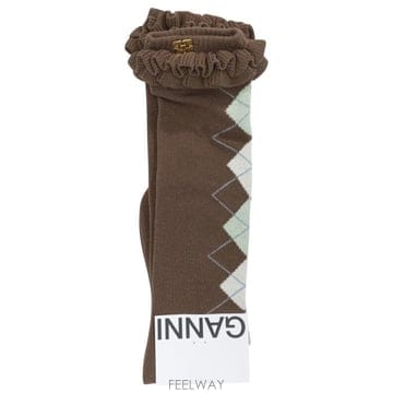 26FW 가니 양말 B3020238979 Brown