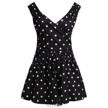 26SS 셀프 포트레이트 숏 원피스 RS26 209S BBLACK Black