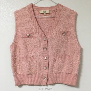 아떼 바네사부르노 트위드 베스트