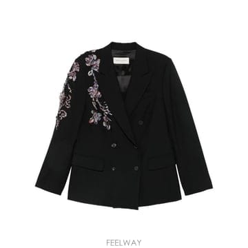 Dries Van Noten 26FW �帮�� �� ��ư ��Ʈ ���� 01304044265 900 BLACK26FW �帮�� �� ��ư ��Ʈ ���� 01304044265 900 BLACK