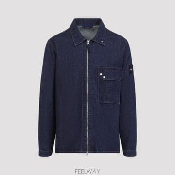 26FW 스톤 아일랜드 긴팔 셔츠 L2S141200002 S00J7 VJ201 BLUE RINSE