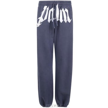 26FW 팜앤젤스 트레이닝 조거 팬츠 PAMCH005FL001 BLACK OFF WHITE