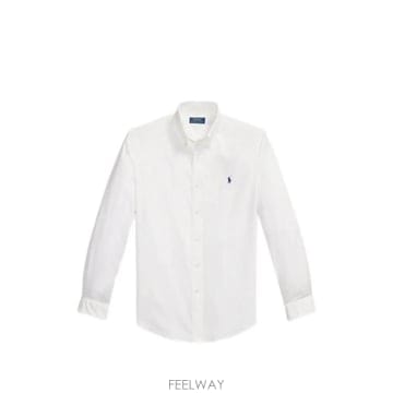 26SS 폴로 랄프로렌 긴팔 셔츠 710 B20 512 003 WHITE