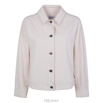 Max Mara 26SS �������� ĳ�ù̾� ��ư ����Ʈ ������ ���� 2611911038600 001 IVORY26SS �������� ĳ�ù̾� ��ư ����Ʈ ������ ���� 2611911