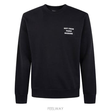 26FW 드롤드무슈 긴팔 티셔츠 PERM SW149 CO127 099 BLACK