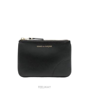 26FW 꼼데가르송 클래식 레더 라인 파우치 SA8100 099 800 BLACK