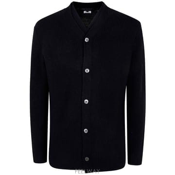 25FW 꼼데가르송 울 가디건 PP N007 0511 BLACK