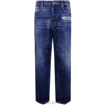 25FW 디스퀘어드2 데님 팬츠 S74LB1730 S30872 470 NAVY BLUE