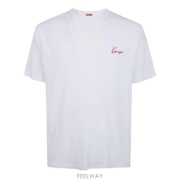 26SS 겐조 Archive Rose 자수 아웃라인 티셔츠 FG55TS2214SK 02 SINGLE JERS