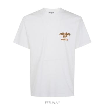 26FW 칼하트 WIP 반팔 티셔츠 I037446 02XX WHITE