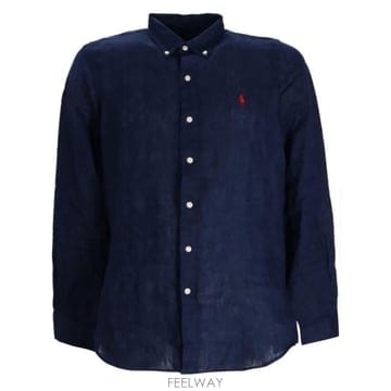 25SS 폴로 랄프로렌 긴팔 셔츠 710 966294 006 NEWPORT NAVY