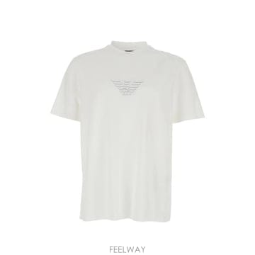 Armani 26SS �������� �Ƹ����� ���� Ƽ���� EM004583 AF13669 M0306 OFF WHITE EAGLE26SS �������� �Ƹ����� ���� Ƽ���� EM004583 AF13669 M0