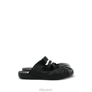 26FW 푸마 뮬 슬리퍼 409618 01 BLACK