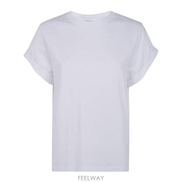 26FW 빅토리아 베컴 반팔 티셔츠 1226JTS007471A 6 WHITE