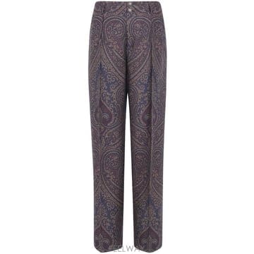 26FW 에트로 스트레이트 팬츠 WREA008899TJB1B S9885 BORDEAUX FANCY