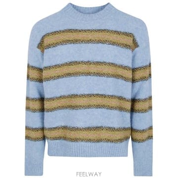 26FW 드리스 반 노튼 스웨터 262 021236 4755 514 LIGHT BLUE