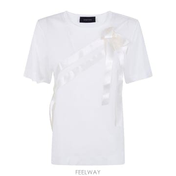26SS 시몬로샤 반팔 티셔츠 5453 0571 IVORY