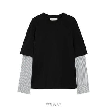 JIL SANDER 26SS ������ ���� Ƽ���� J22GC0235 J20256 001 BLACK26SS ������ ���� Ƽ���� J22GC0235 J20256 001 BLACK
